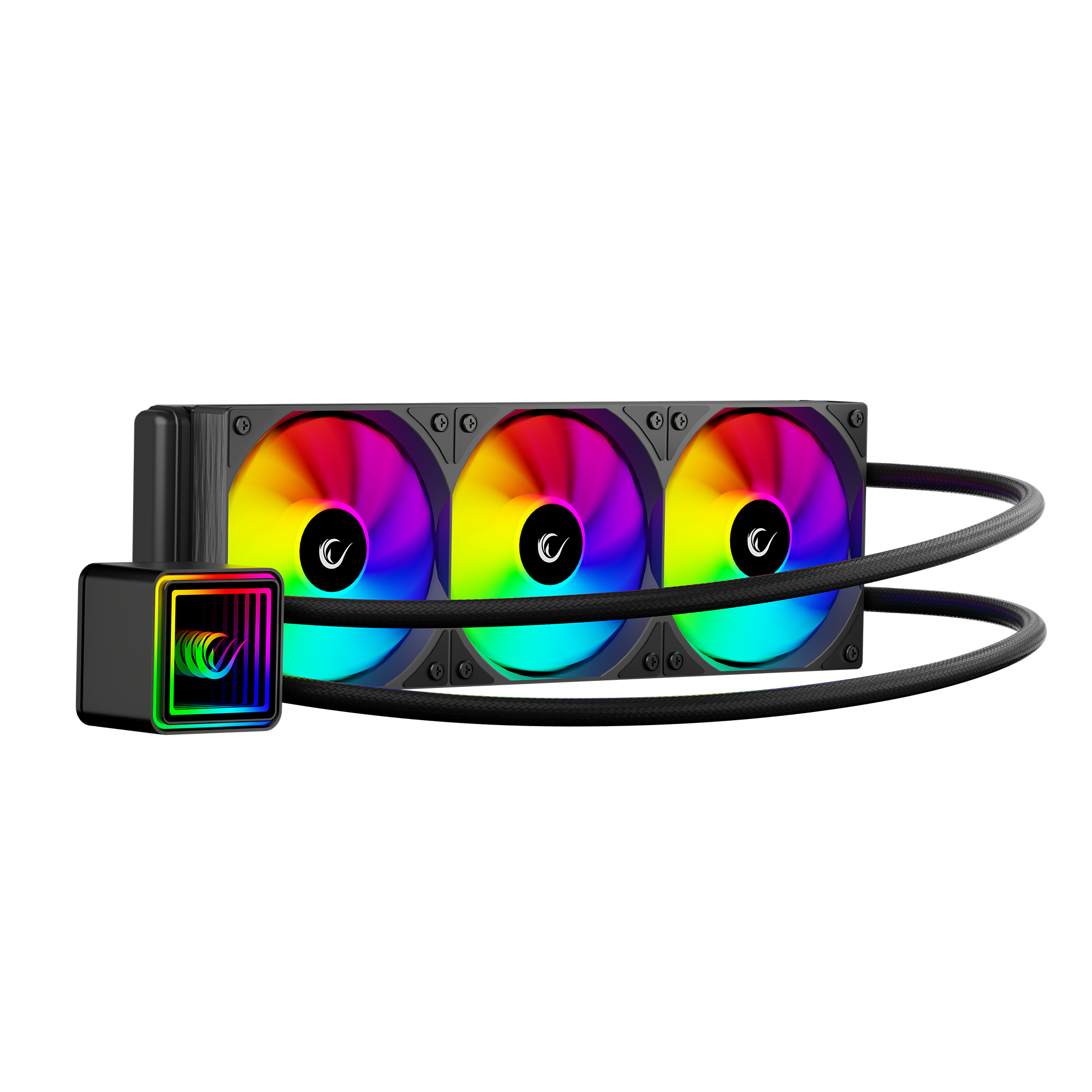 ARGB LGA1700/1851 / AM5 Uyumlu 360mm Sıvı Soğutmalı CPU Fan- Siyah