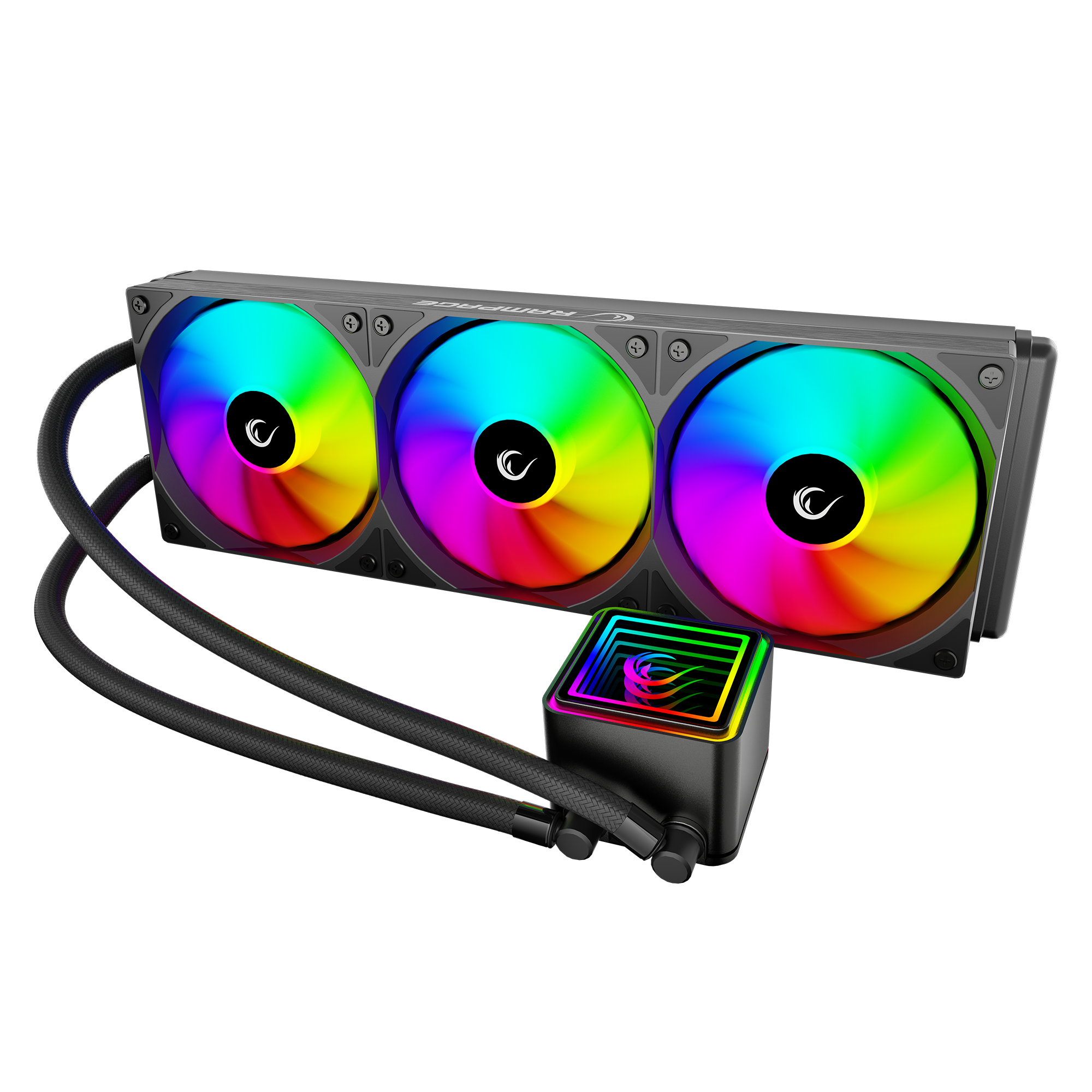 ARGB LGA1700/1851 / AM5 Uyumlu 360mm Sıvı Soğutmalı CPU Fan- Siyah