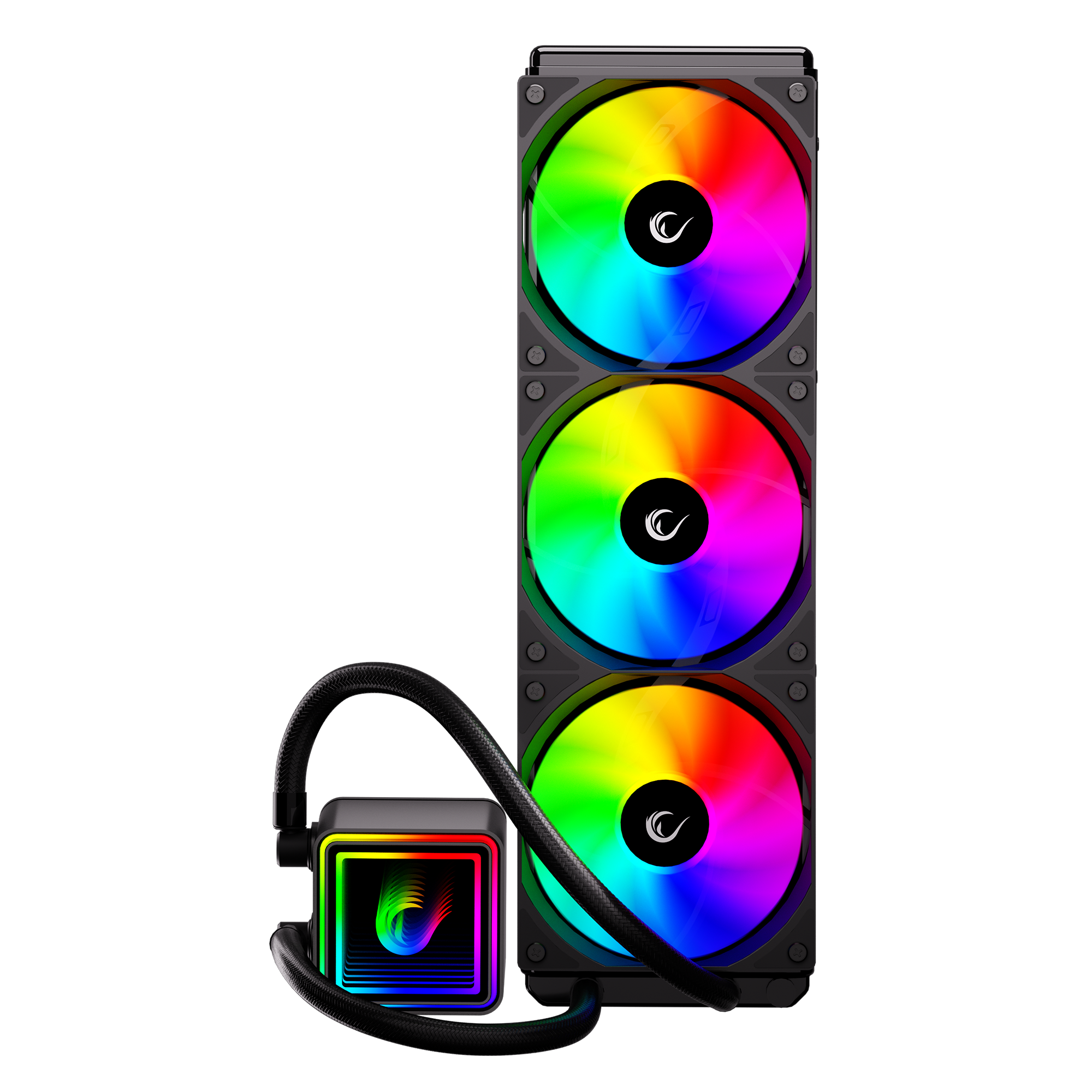 ARGB LGA1700/1851 / AM5 Uyumlu 360mm Sıvı Soğutmalı CPU Fan- Siyah