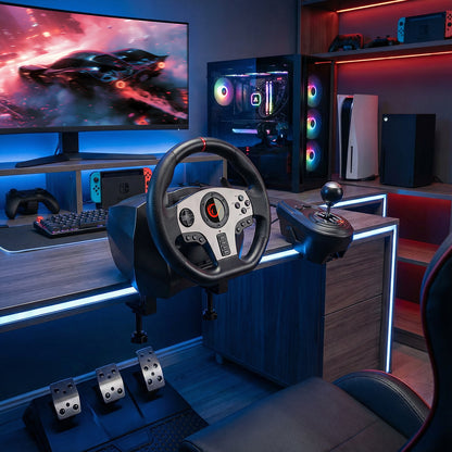 V902 PS3/ PC/PS4/Xbox Uyumlu Oyuncu Direksiyonu