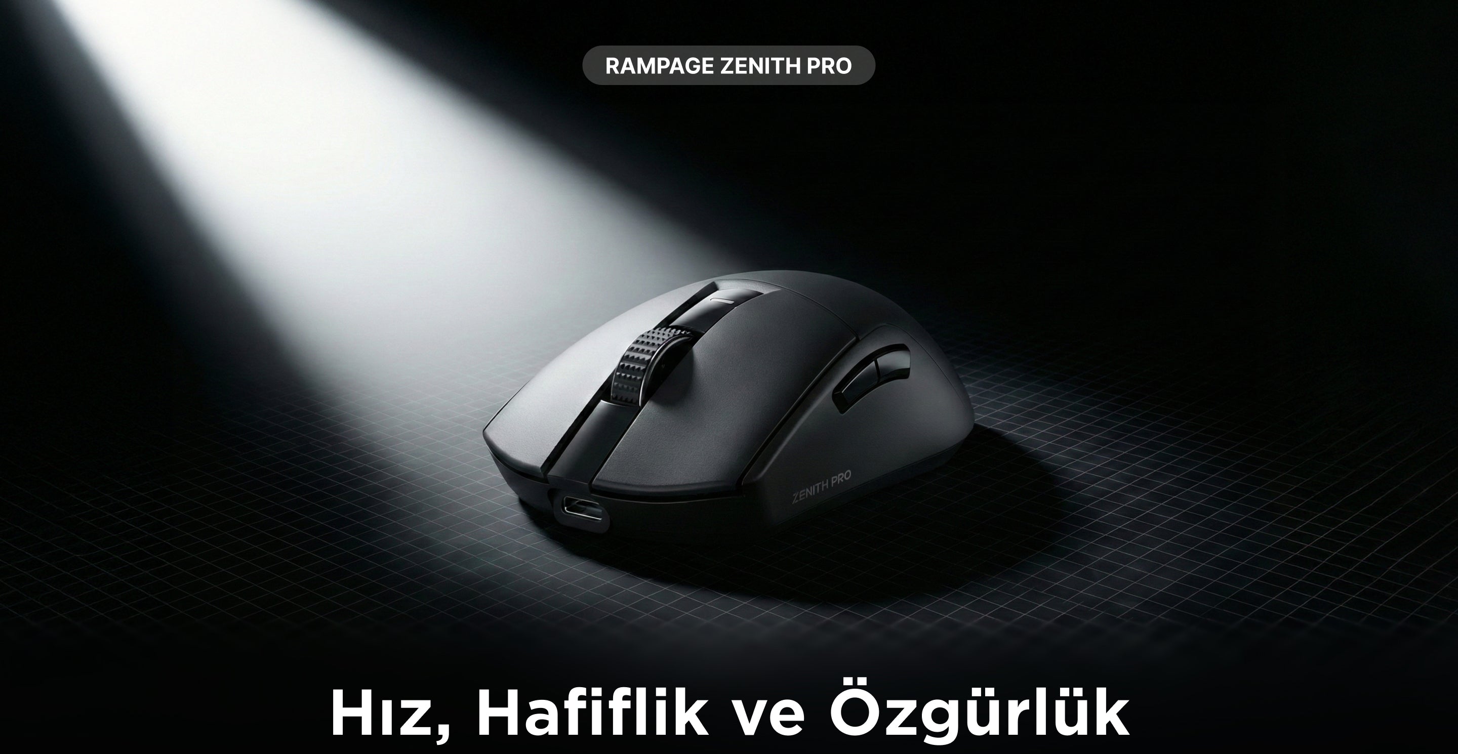 ジェッターマウスページ 4000 Hz Kablosuz Oyuncu Mouse – Rampage