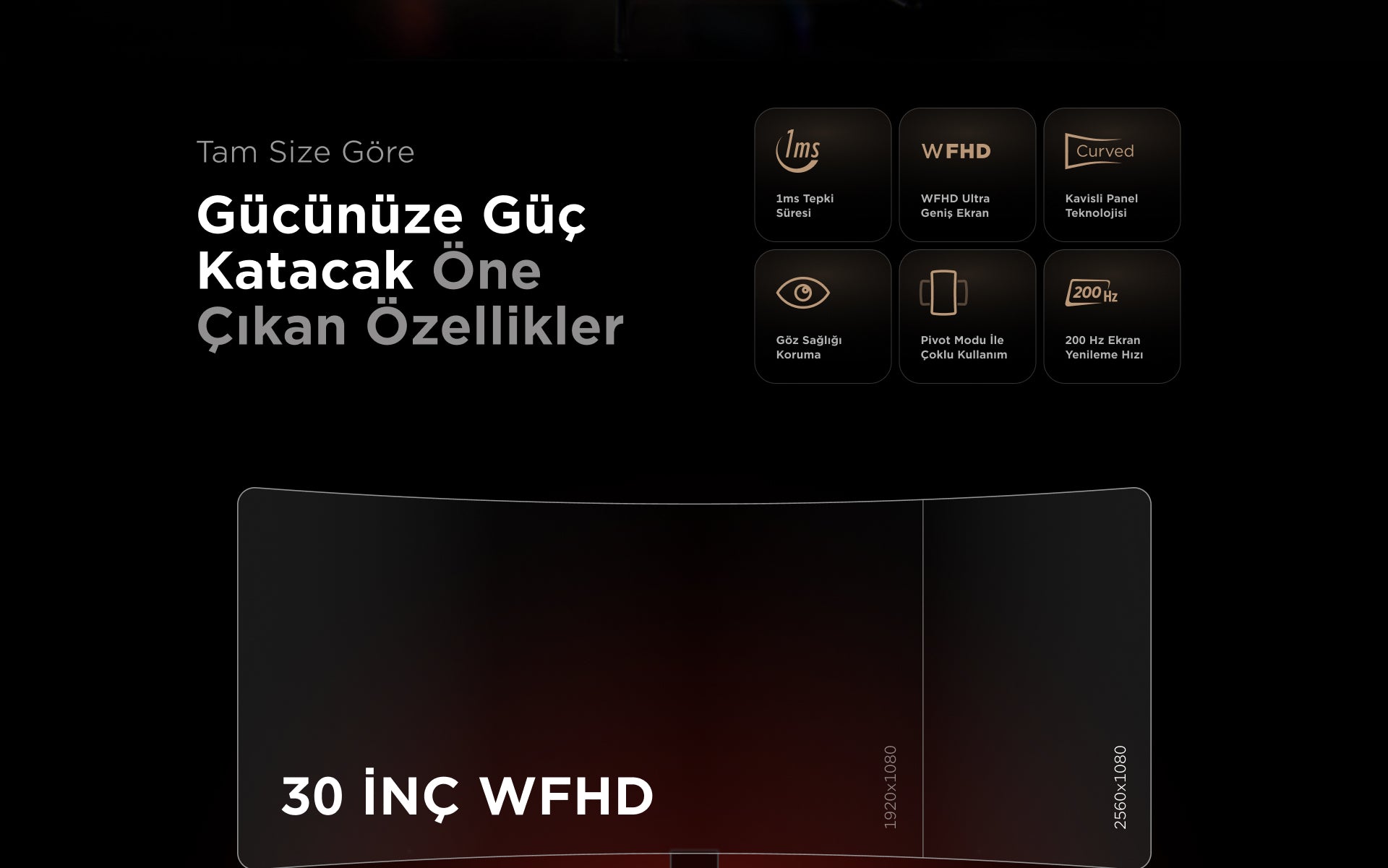 RAIDEN RA30R200C - 30'' 200Hz AUO VA WFHD AdaptiveSync Curved