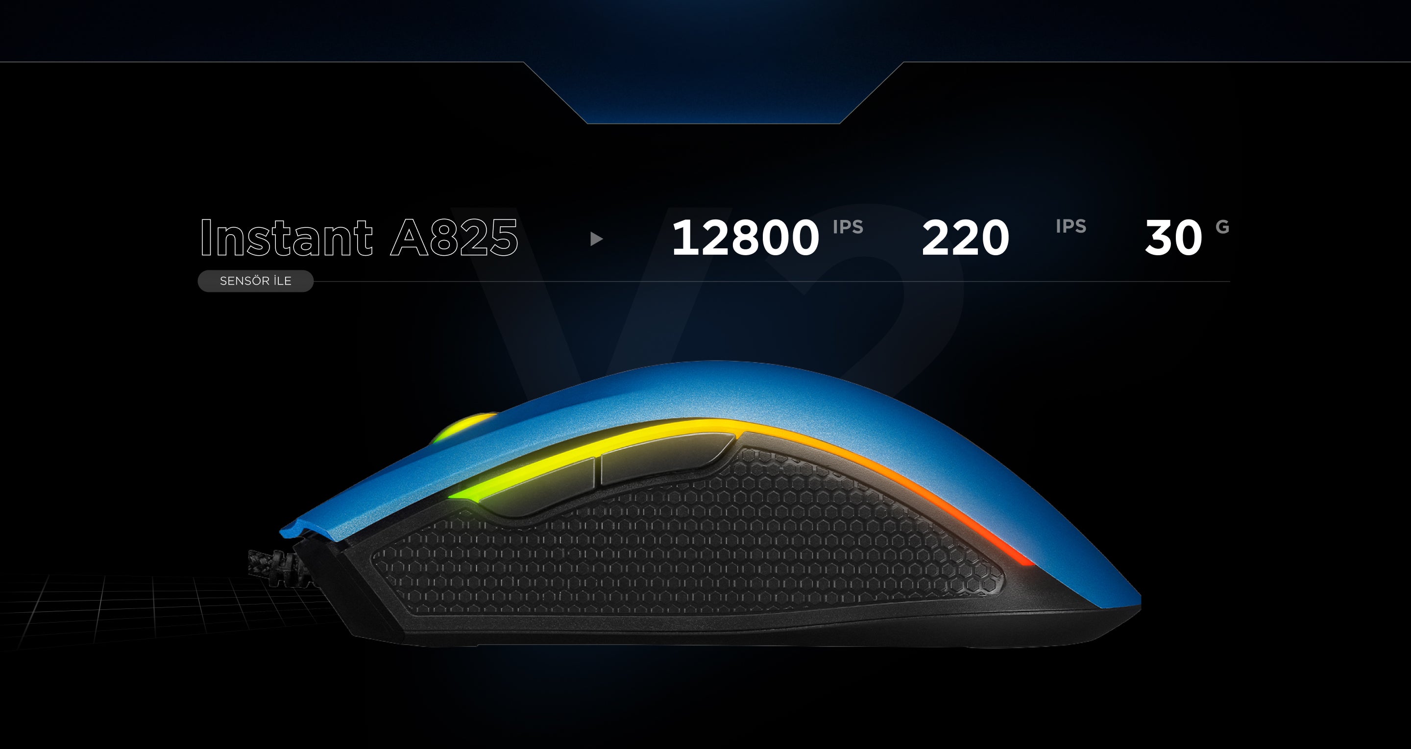 Smx-R44 V2 Macro 12800 Dpi 80 Million Huano Switch Gaming Mouse