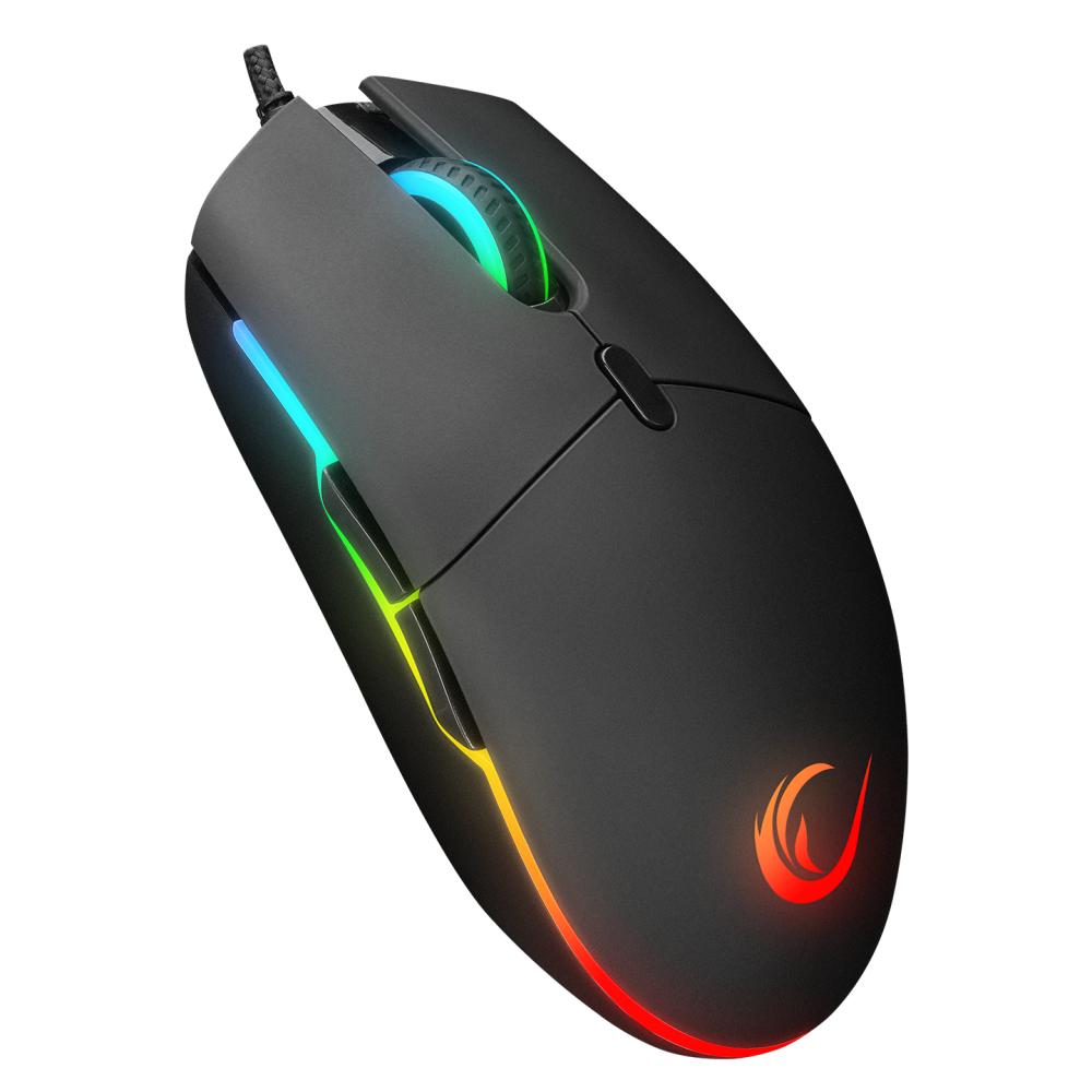 Rampage SMX-R63 GLORY Usb Siyah RGB Işıklı 6400dpi Gaming Oyuncu Mouse
