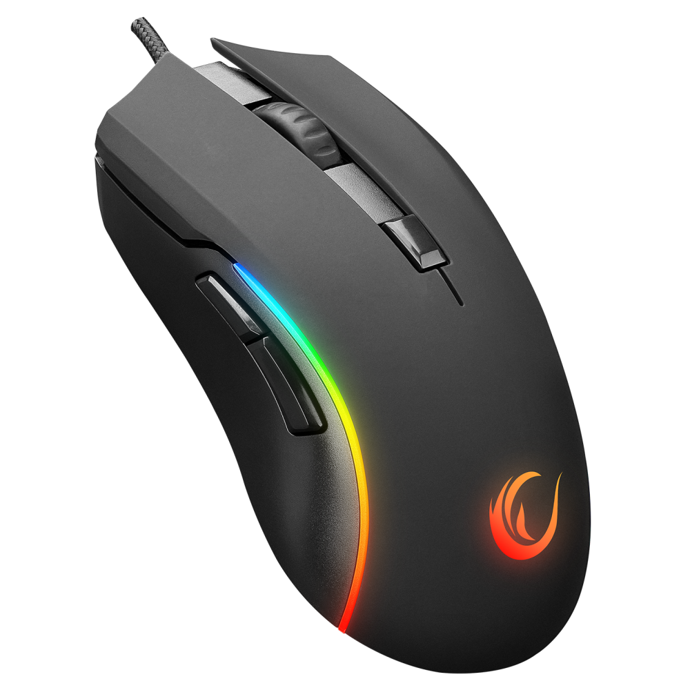 Rampage MAGE M1 RGB Siyah RGB Işıklı 3600 dpi Gaming Oyuncu Mouse